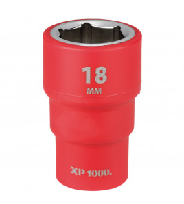 XP1000® VDE Socket, 3/8 Sq. Dr., 18mm