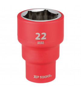 XP1000® VDE Socket, 3/8 Sq. Dr., 22mm