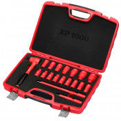 XP1000® VDE Metric Socket Set, 1/2 Sq. Dr. (19 Piece)