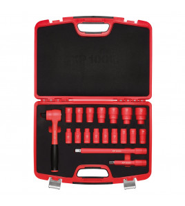 XP1000® VDE Metric Socket Set, 1/2 Sq. Dr. (19 Piece)