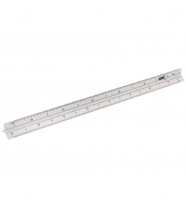 Aluminium Triangle Scale Rule, 300mm