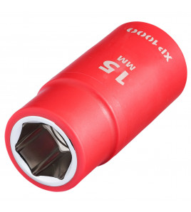 XP1000® VDE Socket, 1/2 Sq. Dr., 15mm