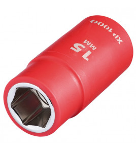 XP1000® VDE Socket, 1/2 Sq. Dr., 15mm