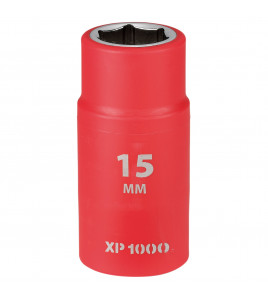 XP1000® VDE Socket, 1/2 Sq. Dr., 15mm