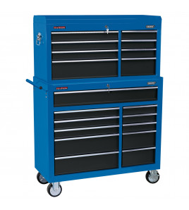 Combined Roller Cabinet and Tool Chest, 19 Drawer, 40