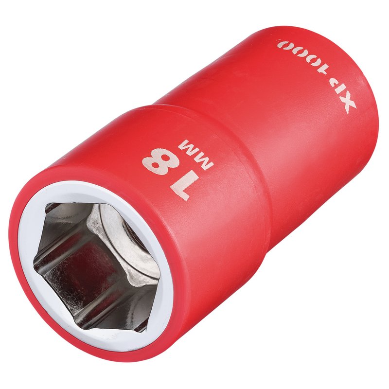 XP1000® VDE Socket, 1/2 Sq. Dr., 18mm