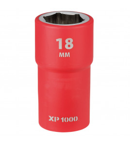 XP1000® VDE Socket, 1/2 Sq. Dr., 18mm