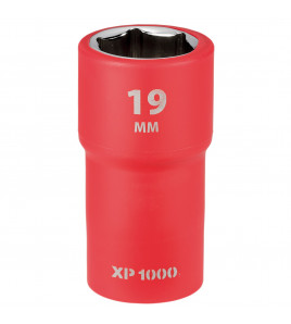 XP1000® VDE Socket, 1/2 Sq. Dr., 19mm