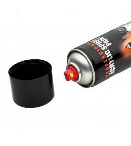 Satin Spray Paint, 400ml, Black