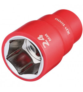 XP1000® VDE Socket, 1/2 Sq. Dr., 24mm