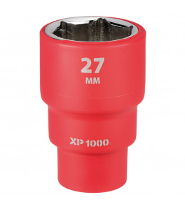 XP1000® VDE Socket, 1/2 Sq. Dr., 27mm