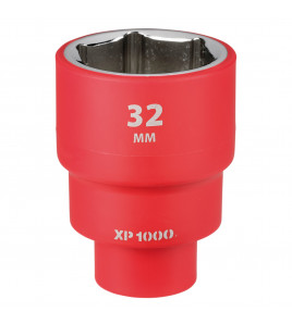 XP1000® VDE Socket, 1/2 Sq. Dr., 32mm