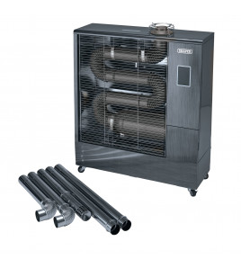 230V Far Infrared Diesel Heater with Flue Kit, 51,500 BTU/15.1kW