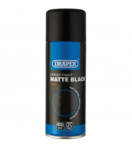 Matt Spray Paint, 400ml, Black - Discontinued
