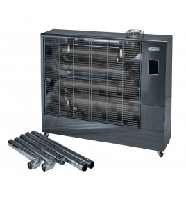 230V Far Infrared Diesel Heater with Flue Kit, 67,500 BTU/19.8kW
