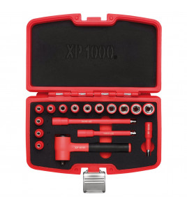 XP1000® VDE Metric Socket Set, 1/4 Sq. Dr. (17 Piece)