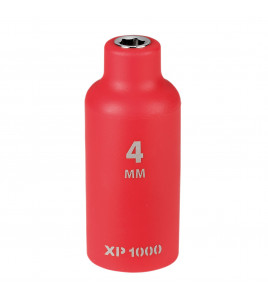 XP1000® VDE Socket, 1/4 Sq. Dr., 4mm