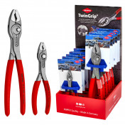 KNIPEX 00 18 01 V53 TwinGrip Front and Side Gripping Pliers Countertop Dispenser (12 Piece)