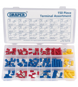 Insulated Terminal Assortment (150 Piece)