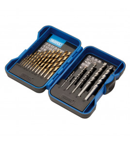 Metric Combination HSS and Masonry Drill Bit Set (17 Piece)