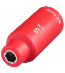 XP1000® VDE Socket, 1/4 Sq. Dr., 5mm