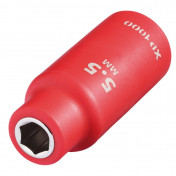 XP1000® VDE Socket, 1/4 Sq. Dr., 5.5mm