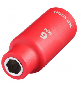 XP1000® VDE Socket, 1/4 Sq. Dr., 6mm
