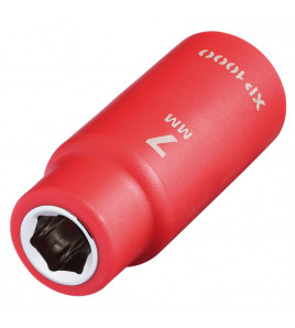 XP1000® VDE Socket, 1/4 Sq. Dr., 7mm