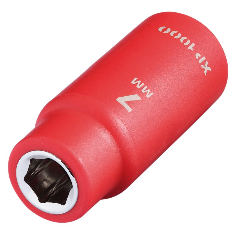 XP1000® VDE Socket, 1/4 Sq. Dr., 7mm