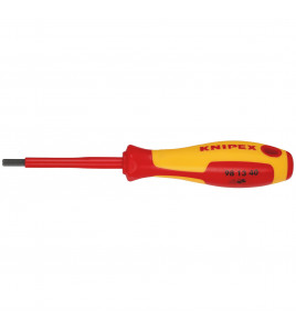 KNIPEX 98 13 40 VDE Insulated Hexagon Screwdriver, 4 x 75mm