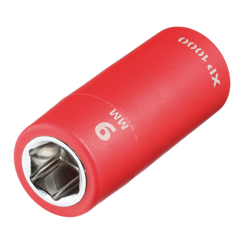 XP1000® VDE Socket, 1/4 Sq. Dr., 9mm
