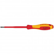 KNIPEX 98 20 40 VDE Insulated Slotted Screwdriver, 4 x 100mm