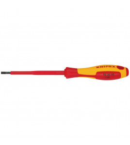 KNIPEX 98 20 40 VDE Insulated Slotted Screwdriver, 4 x 100mm