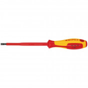 KNIPEX 98 20 55 VDE Insulated  Slotted Screwdriver, 5.5 x 125mm