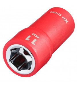 XP1000® VDE Socket, 1/4 Sq. Dr., 11mm