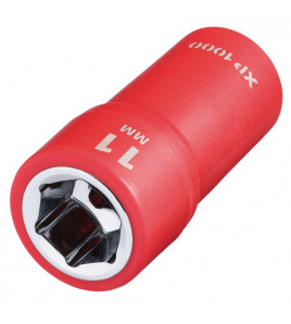 XP1000® VDE Socket, 1/4 Sq. Dr., 11mm