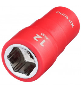 XP1000® VDE Socket, 1/4 Sq. Dr., 12mm