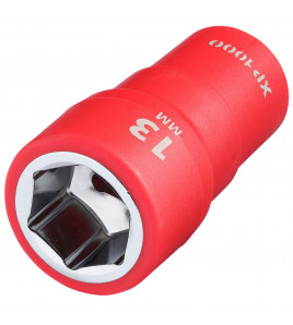 Draper Expert XP1000 VDE 13mm Socket 1/4 Drive Insulated 1000V Electric Safe