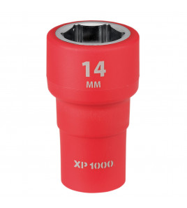 XP1000® VDE Socket, 1/4 Sq. Dr., 14mm