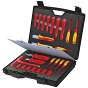 KNIPEX 98 99 12 Standard Tool Case With Insulated Tools, 26 Parts