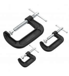 Heavy Duty G-Clamp Set (3 Piece)