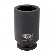 Draper Expert Imperial Deep Impact Socket, 3/4 Sq. Dr. 1.7/16