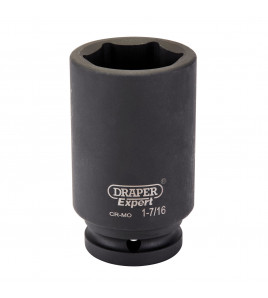Draper Expert Imperial Deep Impact Socket, 3/4 Sq. Dr. 1.7/16