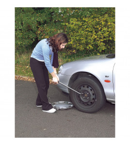 Extending Wheel Nut Wrench, 1/2 Sq. Dr., 380-520mm