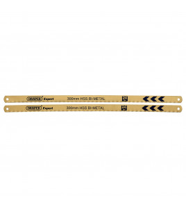 Draper Expert Bi-Metal Hacksaw Blades, 300mm, 24tpi (Pack of 2)