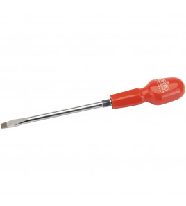 Plain Slot Flared Tip Cabinet Pattern Screwdriver, 8 x 150mm (Sold Loose) - Discontinued