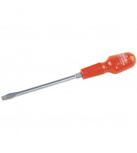 Plain Slot Flared Tip Cabinet Pattern Screwdriver, 8 x 150mm (Sold Loose) - Discontinued