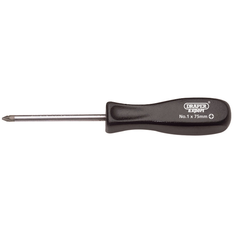 Draper Expert PZ Type Mechanics Screwdriver, No.1 x 75mm