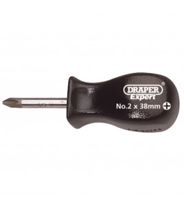 Draper Expert Cross Slot Mechanics Screwdriver, No.2 x 38mm