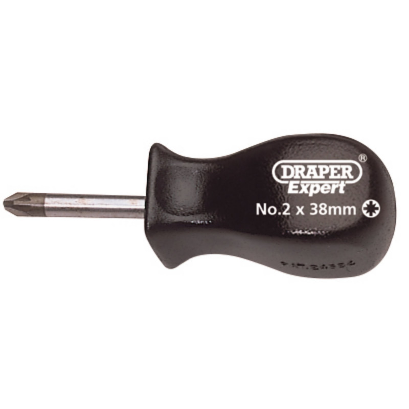 Draper Expert PZ Type Mechanics Screwdriver, No.2 x 38mm